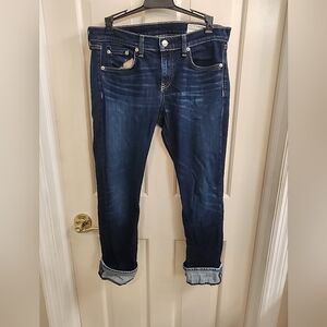 Rag & Bone Crop Medium Wash Denim Jeans Size 29